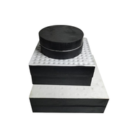 Amortisseur de bloc en caoutchouc de Nature de roulement industriel de NBR EPDM de choc de Vibration forte pour la coupe de construction de pont d'isolation sismique