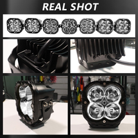 Rampe à LED lumineuse de 22 pouces 32 pouces 42 pouces 52 pouces, position ambre blanc, barre lumineuse pour voiture à une rangée