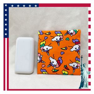 Nouvelle arrivée, pochette en toile personnalisée, écologique, imprimé de dessin animé, cordon de serrage pour chauffe-mains, recyclable, utilisation durable comme sac à main - Product Image 3