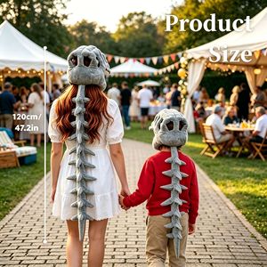 Disfraz de Esqueleto de Dinosaurio Divertido para Adultos, con Capa, para Halloween, Graduación, Fiestas, Regalo de Cumpleaños, Venta al Por Mayor - Product Image 2