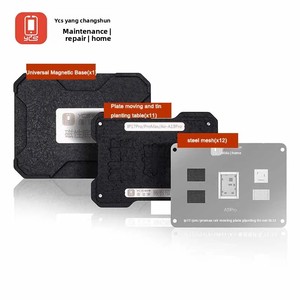 Kit de pochoirs de rebillage YCS A11-A19 Pro pour carte mère et CPU d'<span class=keywords><strong>iPhone</strong></span> 8-17 Pro Max – Outils manuels de réparation MY-R24 - Product Image 3