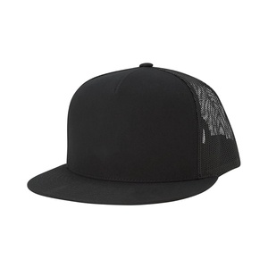 Patches Logo <b>Flat</b> Brim Mesh Panel Baseball <b>Cap</b> Trucker Hat Fitted Snapback Sports Hats for <b>Men</b> High Quality Gorras <b>Cap</b> for <b>Men</b> - Product Image 5