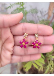 Traditional Stone <b>Necklace</b> <b>Set</b> With Matching Earrings And Decorative Pendant For Women Wedding <b>Bridal</b> And Ethnic Party Wear - Product Image 6