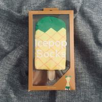 Chaussettes de pastèque bon marché de fabrication professionnelle pour femmes chaussettes de glace pop chaussettes drôles colorées personnalisées
