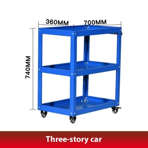 Muebles de Oficina de Acero, Gabinete de Almacenamiento Resistente de Doble Puerta para Taller de Reparación de Automóviles, Piezas de Acero Reforzadas - Product Image 6
