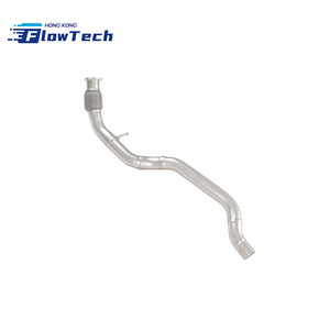 Tubo de escape recto para Audi A4L B9.5 2.0T, tubo de escape delantero de acero inoxidable, colector/tubo principal. - Product Image 2