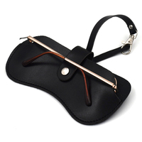 Étui à lunettes en cuir logo personnalisé emballage de lunettes personnalisé