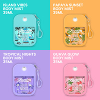 Ensemble de voyage miniature OEM avec plusieurs options de parfums en format spray 35 ml Eau de Toilette Logo personnalisable