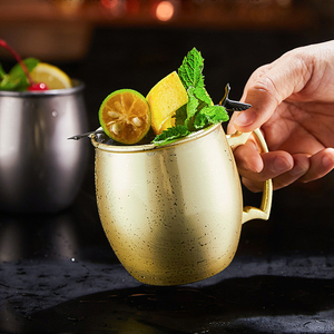 En gros 550ml Moscou Mule Tasse En Acier Inoxydable Miroir Poli <span class=keywords><strong>Cocktail</strong></span> Tasses <span class=keywords><strong>Vodka</strong></span> Boire Baril Tasse pour Jus Gingembre Bière - Product Image 4