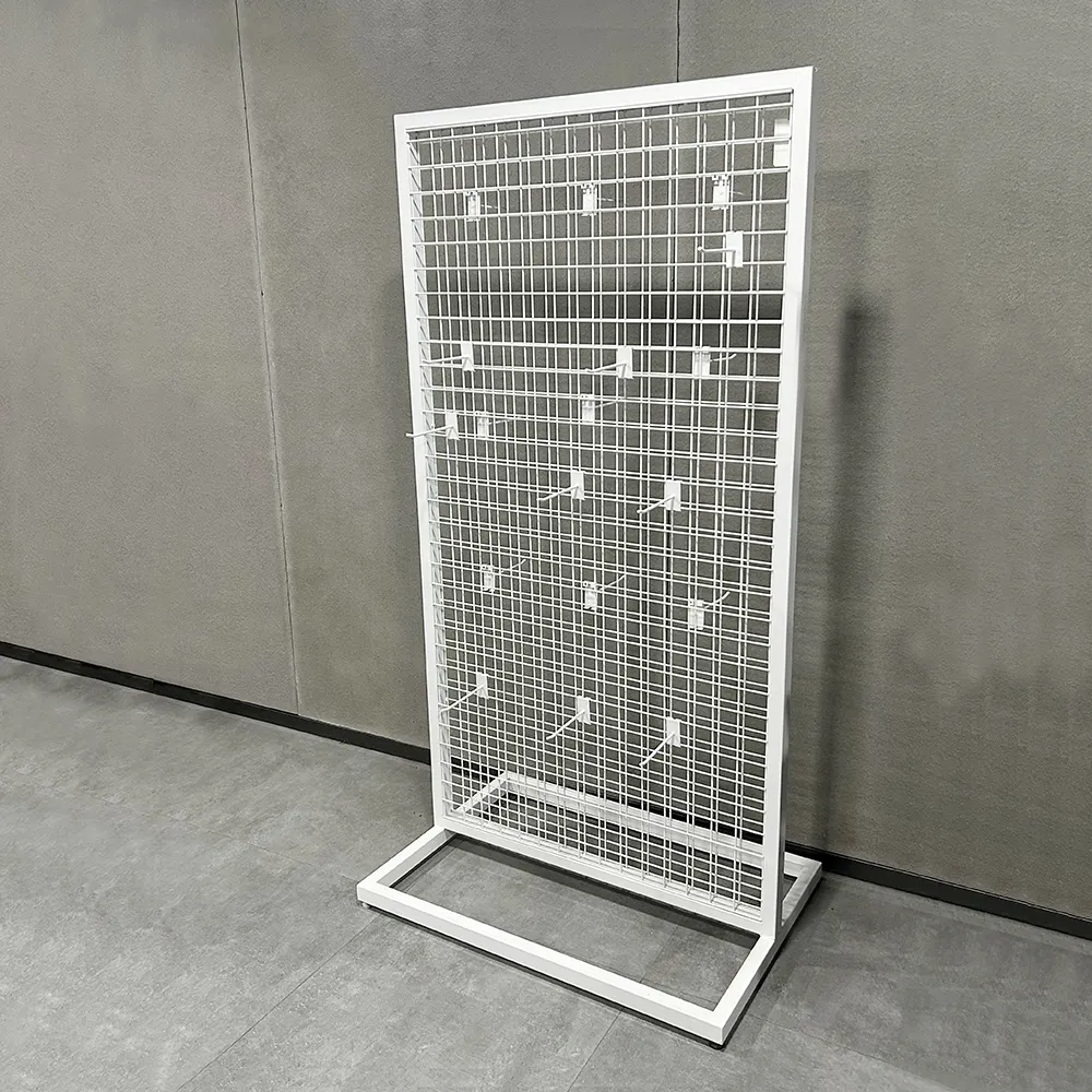 Metalldraht-Mesh-Display-Panels Gridwall-Panel-Display L Feel Gridwall-Panel-Display für den Einzelhandel