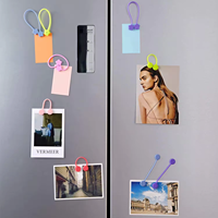 Attaches de câble réutilisables en silicone à aimant puissant Organisateur d'enveloppes de cordon en nylon écologique avec clips de câble magnétiques