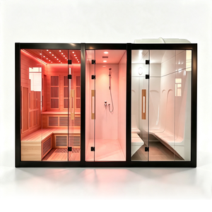 Swankia saune in legno <span class=keywords><strong>termo</strong></span> legno Sauna all'aperto stufa e combinazione bagno turco per l'europa - Product Image 3