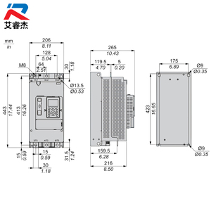 ซอฟต์สตาร์ทเตอร์รุ่นใหม่ ATS490C25Y ของแท้ Altivar ATS490 250A 208-690VAC ควบคุมด้วยไฟ 110-230VAC ซอฟต์สตาร์ทเตอร์ Altivar ATS490C25Y - Product Image 2