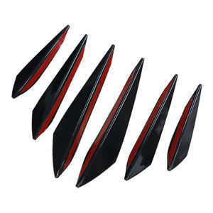 6 unids/lote ajuste Universal parachoques delantero labio Nivus difusor divisor <span class=keywords><strong>aletas</strong></span> cuerpo Spoiler Canards Chin Car <span class=keywords><strong>Tuning</strong></span> Canard - Product Image 4