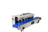 Machine de thermoscellage horizontale automatique DUOQI FR-1000, sachets en film plastique, scelleuse à bande continue, imprimante à encre, sachets en papier alimentaire