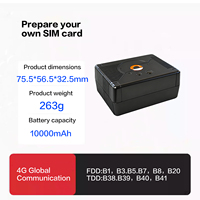 Rastreador GPS GLONASS 4G LTE Portátil a Prueba de Agua, Larga Duración de Batería, Dispositivo de Rastreo Magnético Inalámbrico para Automóvil y Motocicleta, Aplicación para PC e IOS