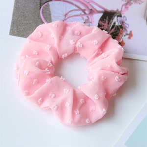 Seersucker-cintas elásticas para el pelo para mujer y niña, cintas para el pelo de Color sólido, accesorios para el cabello - Product Image 4