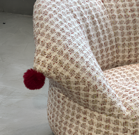 Fauteuil pivotant moderne de luxe, fauteuil inclinable individuel pour salon et chambre, prêt à être expédié de l'usine