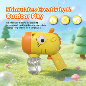 Lucky Toys Nouveaux Jouets <span class=keywords><strong>Jeu</strong></span> d'été Pistolet à <span class=keywords><strong>bulles</strong></span> girafe 10 trous Machine à <span class=keywords><strong>bulles</strong></span> automatique pour enfants - Product Image 2