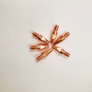 Vente en gros Pointe de contact <span class=keywords><strong>FRONIUS</strong></span> 42,0001,6467,10 Pointe de contact M8x1.5 M8 * 32*1.2mm Accessoires de soudage CuCrZr Cuivre - Product Image 4