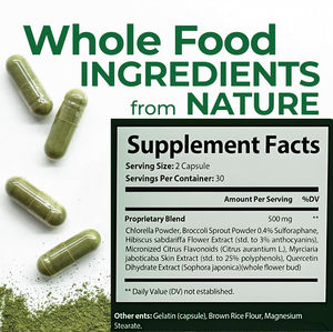 Produits de vente chauds Toutes les capsules de superaliments verts naturels avec supplément à base de plantes de <span class=keywords><strong>chlorella</strong></span> biologique pour une désintoxication puissante - Product Image 6