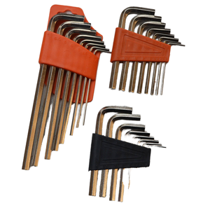 Juego de llaves <span class=keywords><strong>Allen</strong></span> multifuncional Herramienta de acero de brazo corto largo universal con Llaves hexagonales Sistema de medición métrica - Product Image 1