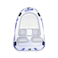 Nouveau design 2026 – Chaise longue flottante gonflable en PVC, île flottante multifonction grande taille pour piscine, fabriquée au Guangdong