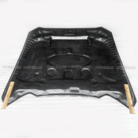 Couvre-moteur en fibre de carbone style TF pour Ford Mustang 2015-2017