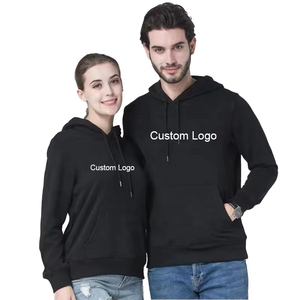 Street Wear Winter Logo Cotton Thick Men High Quality Unisex Heat Transfer Printing 300Gsm French Terry Hoodie Custom Hoodies