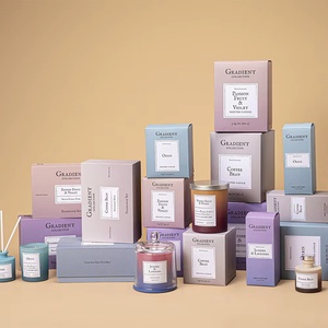 เทียนหอมสำหรับตก<span class=keywords><strong>แต่ง</strong></span>บ้านแบบไล่ระดับสีพร้อมกล่องของขวัญ - Product Image 4