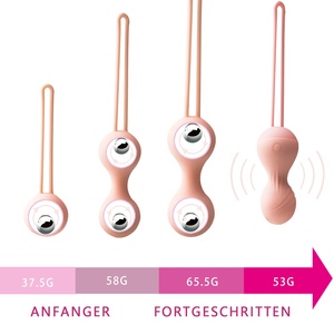 Amazon vente chaude 4 boules <span class=keywords><strong>de</strong></span> Kegel pour les débutantes femmes boules <span class=keywords><strong>de</strong></span> <span class=keywords><strong>Geisha</strong></span> ensembles jouets sexuels oeufs vibrants - Product Image 3
