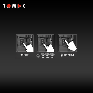 Tomac chuyên nghiệp 5000LM xách tay không thấm nước đôi có thể sạc lại đèn làm việc có thể điều chỉnh với chân máy đứng CE chứng nhận - Product Image 4