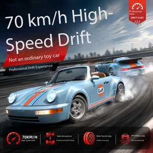 72V Lithium Retro 964 Elektro-Drift-Gokart 200kg Traglast Kommerzieller Vergnügungspark-Verleih-Gokart - Product Image 3