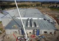 Kits de construction métalliques préfabriqués au design moderne, structure en acier galvanisé à chaud, hangar de stockage pour entrepôt, atelier, installation