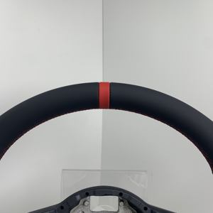 Volante Deportivo R Line de Cuero Semiperforado Sin Botones para <span class=keywords><strong>Golf</strong></span> <span class=keywords><strong>5</strong></span> 6 7 R MK5 MK6 <span class=keywords><strong>MK7</strong></span> <span class=keywords><strong>MK7</strong></span>.<span class=keywords><strong>5</strong></span> <span class=keywords><strong>Gti</strong></span> Polo Passat CC B8 Jetta - Product Image 4