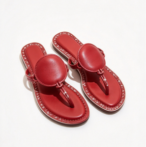 Sandalias Planas de Mujer con Cristales, Punta Abierta, Tacón Bajo, Estilo Boho, Brillantes, para la Playa, Fiestas y Vestidos - Product Image 2