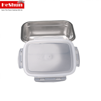 Boîte à Lunch hermétique en acier inoxydable, boîte à Lunch résistante à l'air, sûre et réutilisable pour la cuisine, récipients de stockage des aliments