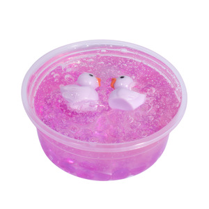 ชุดทำสไลม์ดินเหนียวแห้งเร็วปลอดสารพิษ CHENXI Factory DIY Kawaii 3D รูปเป็ดน่ารัก ขนาด 60 มล. สีฟ้าไอซ์บลู กลิตเตอร์ ของเล่นเด็ก - Product Image 6