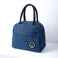 Sac à déjeuner moderne et minimaliste, best-seller, populaire, en aluminium épais, isotherme, grande capacité, boîte à bento en tissu Oxford, sac à main