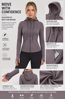 Veste de yoga respirante et légère pour femmes adultes, idéale pour le sport, le fitness et la course à pied