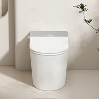 S036 WC intelligent moderne à chasse automatique en céramique, à poser au sol, pour salle de bain