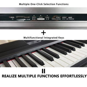<span class=keywords><strong>Clavier</strong></span> de piano numérique Beisite 88 touches, source sonore française de rêve, planche sonore en bois massif avec étui - Product Image 2