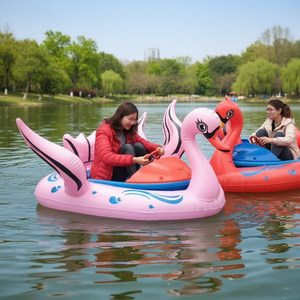 Bateaux gonflables WINSUN en forme de cygne rouge mignon, bateaux gonflables électriques en forme de cygne <span class=keywords><strong>rose</strong></span>, <span class=keywords><strong>bateau</strong></span> <span class=keywords><strong>gonflable</strong></span> pour piscine, vente chaude - Product Image 1