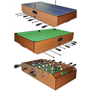 New 3-in-1 tương tác bàn trò chơi đa chức năng Bàn bóng đá bóng bàn hồ bơi (bida) cho cha mẹ và trẻ em - Product Image 1