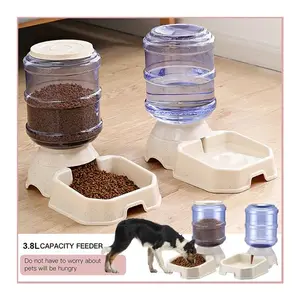 Distributore automatico di acqua per cani e gatti ciotola per abbeveratoio ciotola di grande capacità per cani e gatti alimentazione per bere mangiatoia per animali domestici