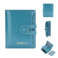 Desainer Label Pribadi Merek Mewah Murah Oem Dompet Mini Koin Kulit PU Wanita Tipis
