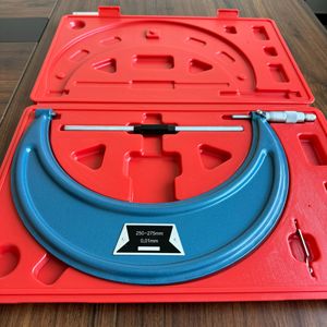 Buiten <span class=keywords><strong>Micrometer</strong></span> 50-75Mm 0-25Mm X 0,001 Mm Meetgereedschap Hoge Kwaliteit Type Mechanische Verf Spray - Product Image 2