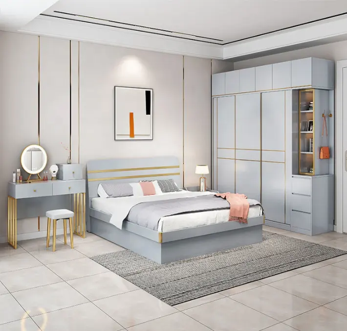 Nuovo modello coreano mobili per la casa mobili per camera da letto armadio personalizzato durevole moderno camera da letto armadi in legno E0, E1