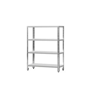 Estante de Almacenamiento de 4 Niveles de Acero Inoxidable Plateado Victory Kitchen, 201 S/S, Grosor de 1.0, Estante Plano para Utensilios de Cocina - Product Image 6