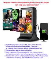 New Products Innovative Product Electronics Digital Signage and Displays Digital Signage Restaurant Power Bank